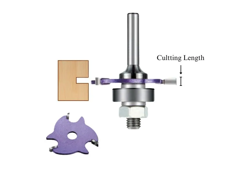 Slotting Bit-3 Flutes
